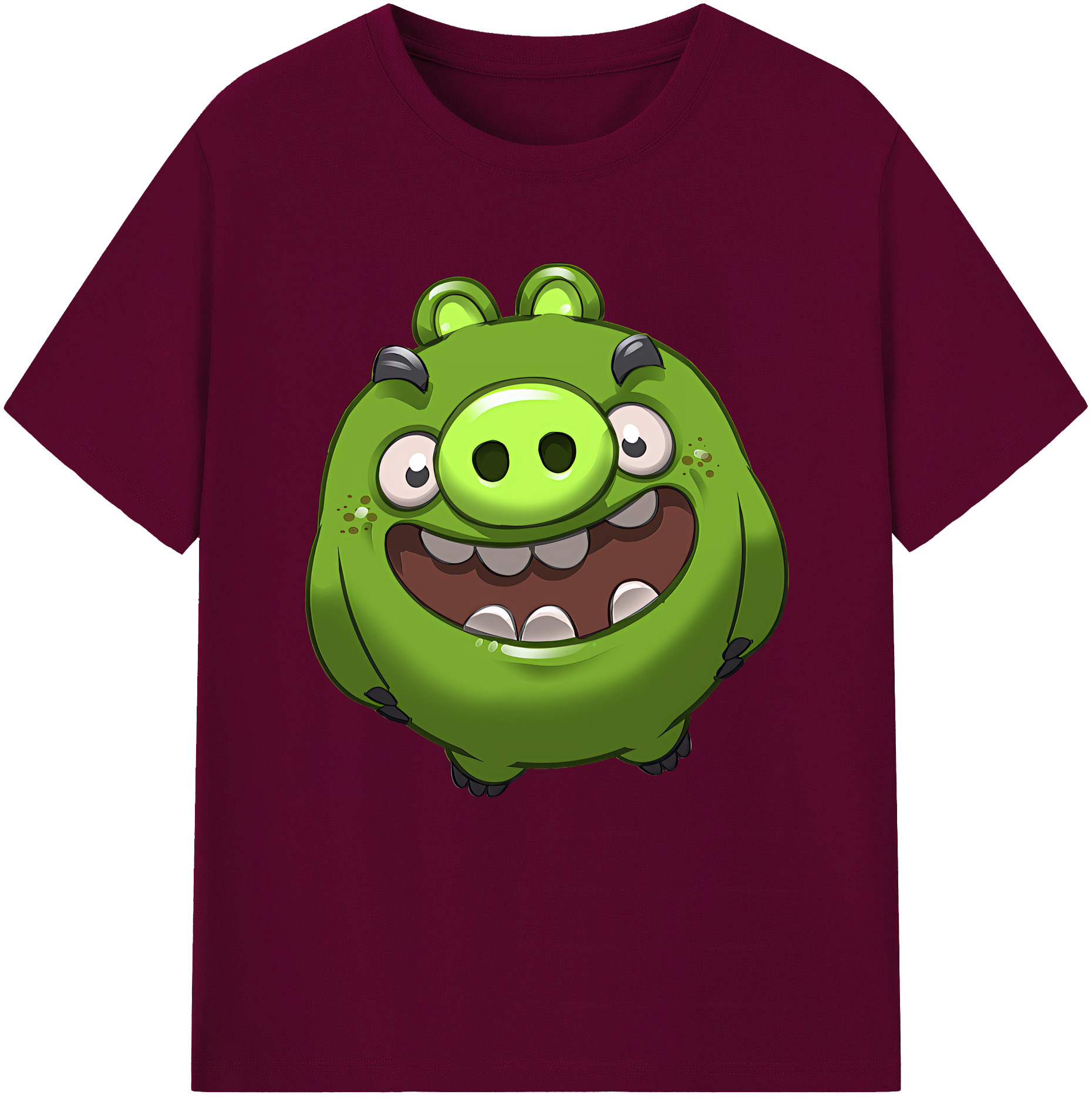 （画像用） Angry Birds アングリーバード レディースカジュアルプリントTシャツ（綿100％）